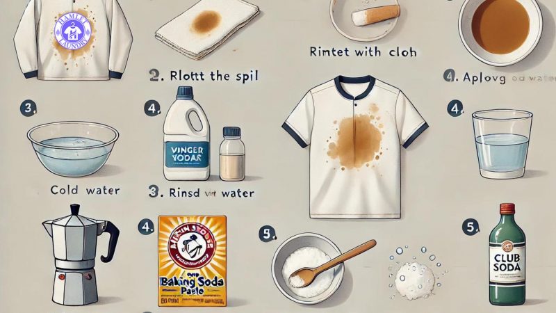 Effective ways to Remove Coffee Stains